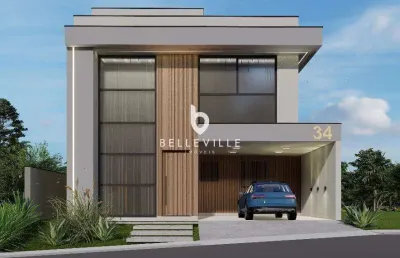 Casa em condomínio fechado com 4 quartos à venda na rua hermenegildo luca, 101, são braz, curitiba, 292 m2 por r$ 3.580.000