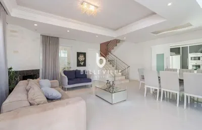 Casa em condomínio fechado com 3 quartos à venda na rua aristides pereira da cruz, 21, portão, curitiba, 236 m2 por r$ 2.300.000