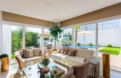 Casa em condomínio fechado com 4 quartos à venda na rua luiz tramontin, 1345, campo comprido, curitiba, 568 m2 por r$ 4.900.000