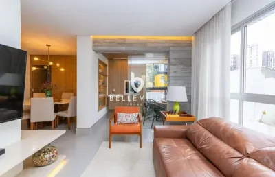 Apartamento com 3 quartos à venda na rua dos funcionários, 1172, cabral, curitiba, 108 m2 por r$ 1.430.000