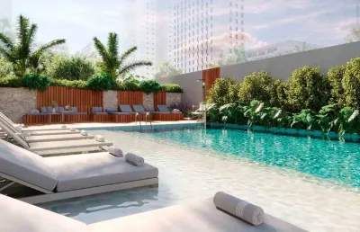 Apartamento para moradia/investimento 46mts (1 suite) lavabo, varanda e vaga em sta cecilia/ higienópolis