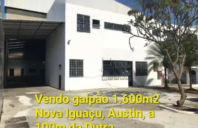 Galpão para venda em nova iguaçu, austin, 2 banheiros