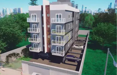 Apartamentos 2 e 3 quartos com suíte em construção a venda no centro de pinhais