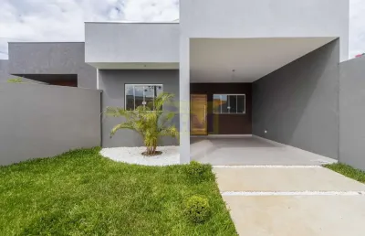Casa nova em pinhais que permite financiamento bancário.