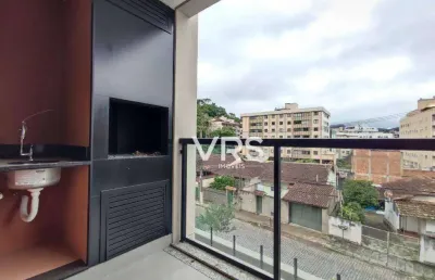 Apartamento com 2 dormitórios à venda, 76 m² por r$ 530.000,00 - agriões - teresópolis/rj
