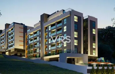 Apartamento com 2 dormitórios à venda, 63 m² por r$ 403.899,00 - várzea - teresópolis/rj