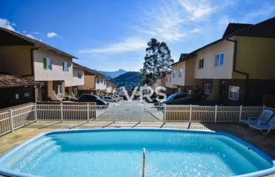 Casa com 3 dormitórios à venda, 79 m² por r$ 299.000,00 - araras - teresópolis/rj