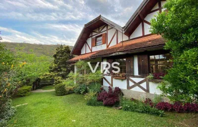 Casa com 6 dormitórios à venda, 461 m² por r$ 1.590.000,00 - albuquerque - teresópolis/rj