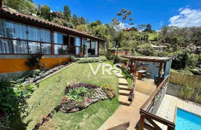 Casa com 4 dormitórios à venda, 330 m² por r$ 1.980.000,00 - albuquerque - teresópolis/rj