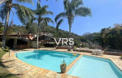 Casa com 8 dormitórios à venda, 523 m² por r$ 1.490.000,00 - pimenteiras - teresópolis/rj