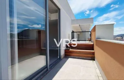 Cobertura com 3 dormitórios à venda, 208 m² por r$ 1.790.000,00 - agriões - teresópolis/rj