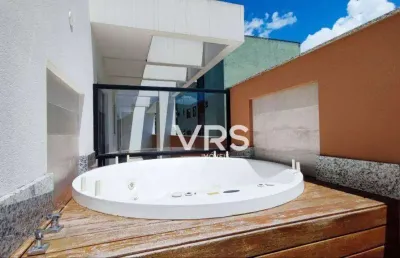 Cobertura com 3 dormitórios à venda, 208 m² por r$ 1.790.000,00 - agriões - teresópolis/rj