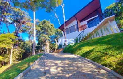Casa com 3 dormitórios à venda, 134 m² por r$ 840.000,00 - vargem grande - teresópolis/rj