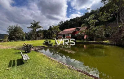 Sítio com 4 dormitórios à venda, 122000 m² por r$ 2.000.000,00 - vargem grande - teresópolis/rj