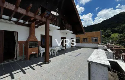 Cobertura com 4 dormitórios à venda, 168 m² por r$ 950.000,00 - taumaturgo - teresópolis/rj