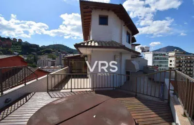Cobertura com 5 dormitórios à venda, 176 m² por r$ 1.600.000,00 - agriões - teresópolis/rj
