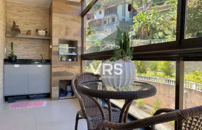Apartamento com 2 dormitórios à venda, 79 m² por r$ 510.000,00 - quinta da barra - teresópolis/rj