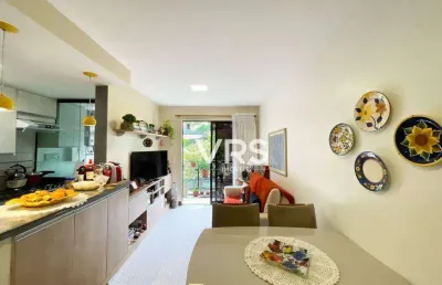 Apartamento com 1 dormitório à venda, 45 m² por r$ 380.000,00 - agriões - teresópolis/rj