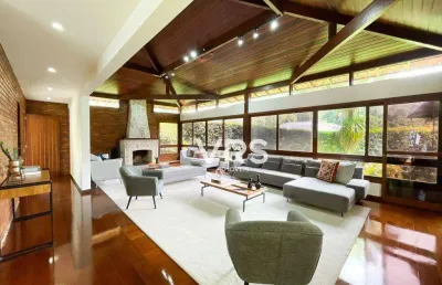 Casa com 5 dormitórios à venda, 258 m² por r$ 3.800.000,00 - quebra frascos - teresópolis/rj