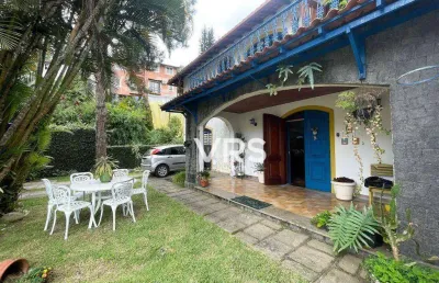 Casa com 4 dormitórios à venda, 274 m² por r$ 1.500.000,00 - bom retiro - teresópolis/rj