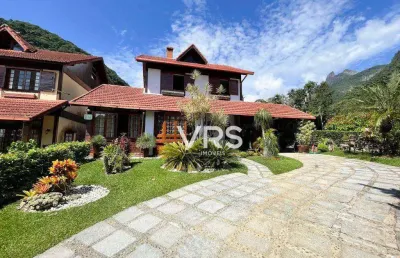 Casa com 4 dormitórios à venda, 199 m² por r$ 1.850.000,00 - granja guarani - teresópolis/rj
