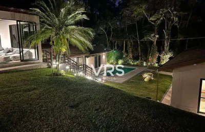 Casa com 5 dormitórios à venda, 497 m² por r$ 4.980.000,00 - comary - teresópolis/rj