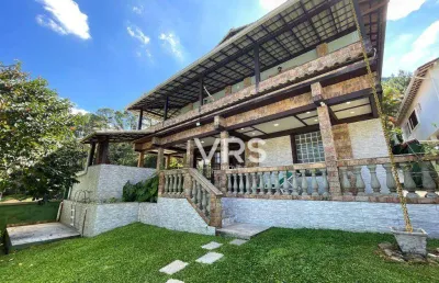 Casa com 4 dormitórios à venda, 315 m² por r$ 1.250.000,00 - carlos guinle - teresópolis/rj