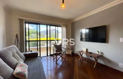 Apartamento com 3 dormitórios à venda, 106 m² por r$ 750.000,00 - várzea - teresópolis/rj