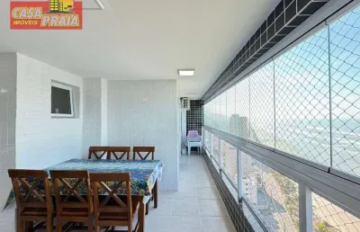 Frente ao mar apartamento 2 quartos, 80 m² por r$ 540.000 - vila anhanguera - mongaguá/sp