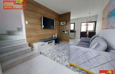 Sobrado com 2 quartos perto da praia, 74 m² por r$ 330.700 - vera cruz - mongaguá/sp