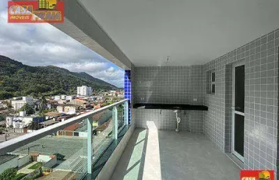 Lindo 50 metros praia apartamento 2 dormitórios 78 m² - centro - mongaguá/sp