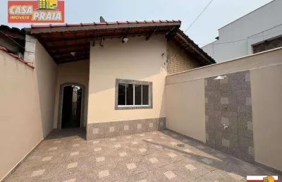 Casa com churrasqueira 3 dormitórios perto da praia 91 m² por r$ 349.900 - vera cruz - mongaguá/sp