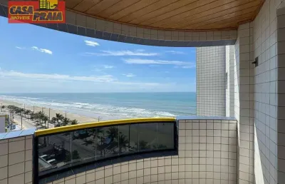 Apartamento vista para o mar! com 2 dormitórios, 97 m² por r$ 450.000 - vera cruz - mongaguá/sp