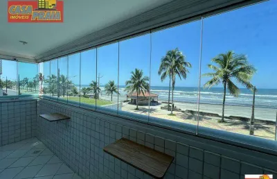 Frente ao mar em mongagua apartamento 2 quartos, 75 m² por r$ 319.900 - vila anhanguera