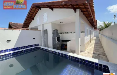 Itanhaem 339.000,00 casa nova com piscina 2 quartos, 80 m² por r$ 359.900 - jardim suarão