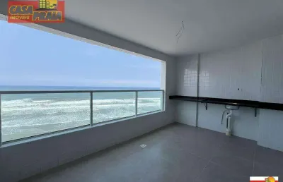 Apartamento frente ao mar com lazer completo e 3 dormitórios, 91 m² por r$ 542.000 - vila atlântica - mongaguá/sp