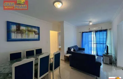 Apartamento vista lateral com o mar! 2 dormitórios 72 m² por r$ 420.000 - centro - mongaguá/sp