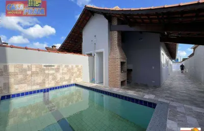 Lazer e conforto! casa 3 quartos 79 m² por r$ 441.000 - balneário itaguaí - mongaguá/sp