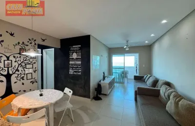 Em frente ao mar! apartamento com 2 quartos, 75 m² por r$ 420.000 - vila atlântica - mongaguá/sp