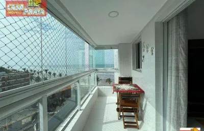 Terraço gourmet vista para o mar apartamento 2 quartos, 70 m² por r$ 429.000 - vila atlântica - mongaguá/sp