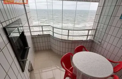 Em frente ao mar! apartamento 3 quartos, 97 m² por r$ 449.000 - vila atlântica - mongaguá/sp