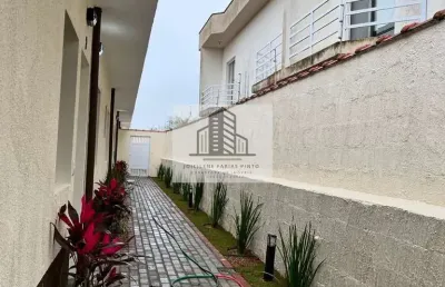 Oportunidade única! casa em condomínio à venda em itanhaém-sp, no bairro cibratel 2. 2 quartos, 1 suíte, 1 sala, 1 vaga de garagem.