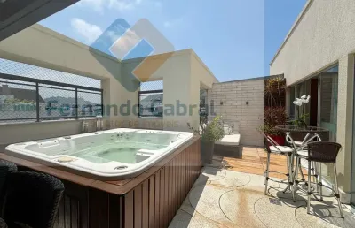 Cobertura de luxo em icaraí, niterói-rj: 3 quartos, 2 suítes, 1 sala, 4 banheiros, 3 vagas de garagem e 160m² de área.