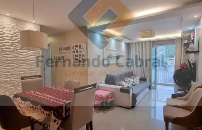 Apartamento de luxo à venda em santa rosa, niterói-rj  3 quartos, 1 suíte, 4 banheiros  100m²  2 vagas de garagem