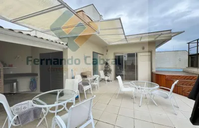 Cobertura de luxo em icaraí, niterói-rj: 4 quartos, 3 suítes, 2 salas, 5 banheiros, 3 vagas e 280m² de área.