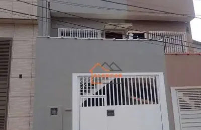 Sobrado com 3 dormitórios à venda, 120 m² por r$ 402.000,00 - jardim las vegas - santo andré/sp