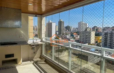 Apartamento com 4 dormitórios à venda, 140 m² por r$ 1.100.000,00 - centro - santo andré/sp