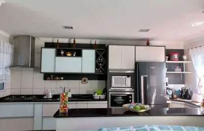 Sobrado para venda possui 133 metros quadrados com 3 quartos em jardim stella - santo andré - sp.