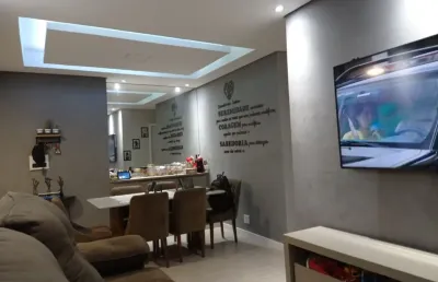 Apartamento impecável com 65 metros com 2 quartos com 1 suíte e 1 vaga