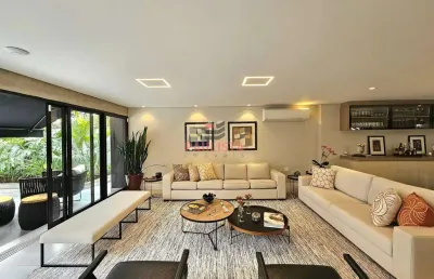 Casa à venda de alto padrão mobiliada com 408m²- brooklin, são paulo.